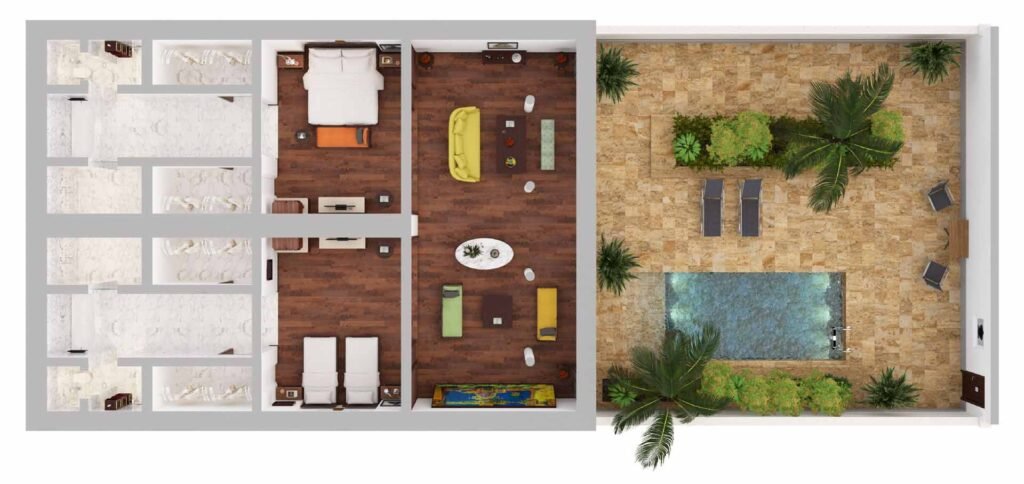 Two Bedroom Pool Suite